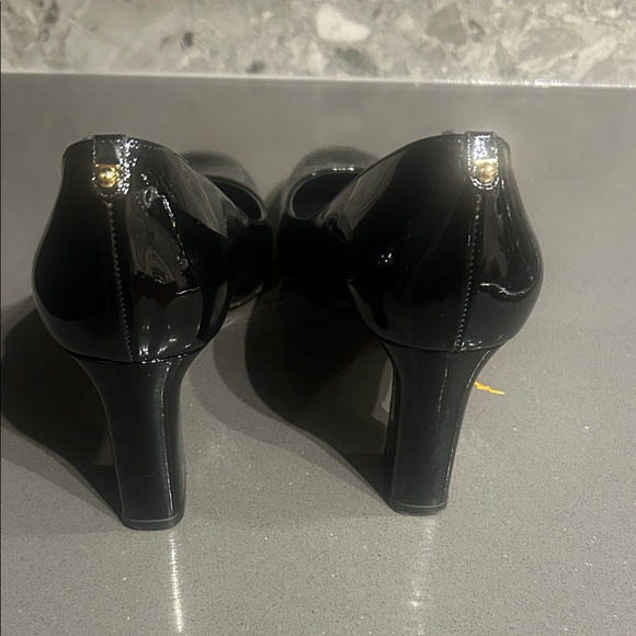 Salvatore Ferragamo Black Patent Leather Heels - Picture 7 of 9